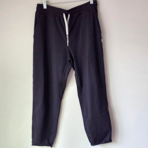 Vuori Black Ponto Performance Athletic Stretch Drawstring Pants M A0048 - Picture 1 of 3
